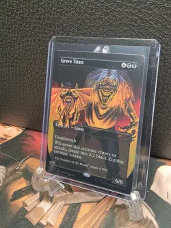 Grave Titan (Rainbow Foil) #2188 - Iron Maiden: Album Art (Secret Lair Drop) - Image 3