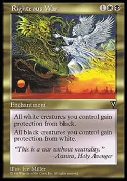 MTG English Righteous War NM Normal Visions - Image 1