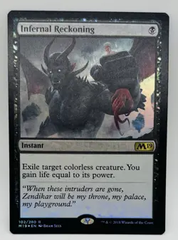 MTG Infernal Reckoning Core Set 2019 Foil - Image 1