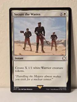 Secure the Wastes, From Fallout, Magic the Gathering, MTG, R0171 - Image 1