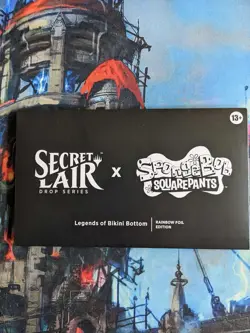 Spongebob Secret Lair Rainbow Foil Factory Sealed Legends of Bikini Bottom - Image 1