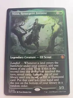 Nissa, Resurgent Animist (Foil Etched) March of the Machine: The Aftermath Foil - Image 1
