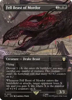 MTG - Fell Beast of Mordor - Lord of the Rings - Magic the Gathering - Image 1