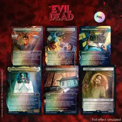 Magic the Gathering (MTG) - Secret Lair x The Evil Dead (Foil) - Image 1