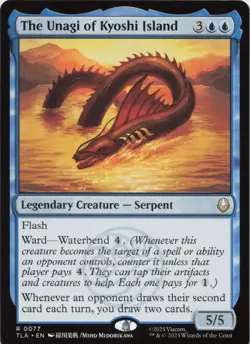 The Unagi of Kyoshi Island R Avatar: The Last Airbender 77 NM MTG - Image 1