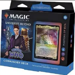 Magic The Gathering Universes Beyond: Doctor Who Masters Of Evil Commander Deck - Image 1