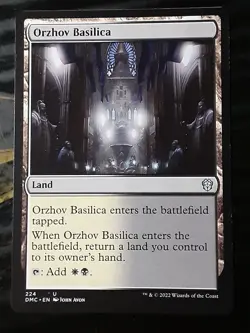 Orzhov Basilica , Commander Dominaria United , NM , MTG, FREE SHIPPING - Image 1