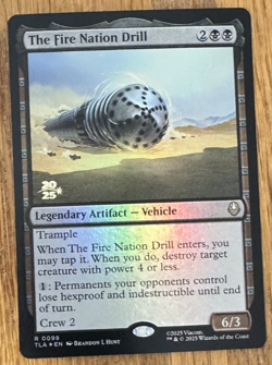 MTG Avatar: The Last Airbender, The Fire Nation Drill - Prerelease Promo Foil - Image 1