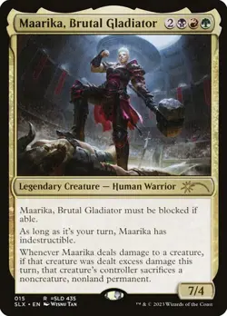 NM Maarika, Brutal Gladiator, MTG, Secret Lair, Magic the Gathering, 15 - Image 1