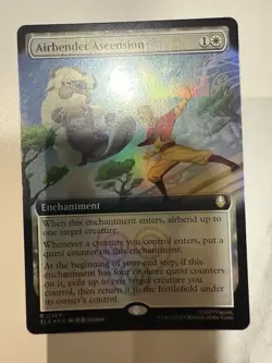 Airbender Ascension - Extended Foil - Avatar MTG - Ships Now! - Image 1