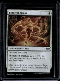 Ethereal Armor - 7 - Foil - DSK - NM - MTG Magic the Gathering - Image 1