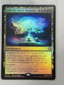 CALL OF THE SPIRIT DRAGONS FOIL - Mythic - TDM Tarkir Dragonstorm 0174 - MTG - Image 1