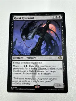 Qarsi Revenant - Regular Rare #86 NM/MINT Tarkir: Dragonstorm Regular MTG - Image 1