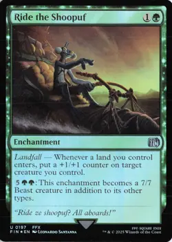 Ride the Shoopuf, #197, FIN, Foil - Image 1