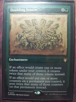 Doubling Season (Foil Etched) Commander Masters Foil - Image 1