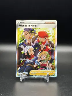 2023 POKEMON SWSH CROWN ZENITH #148 FRIENDS IN HISUI ULTRA RARE FULL ART - NM - Image 1