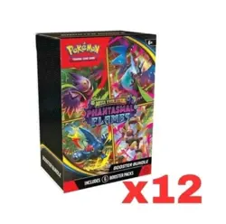 LOT OF 12 Pokemon TCG Mega Evolution PHANTASMAL FLAMES Booster Bundles - Sealed - Image 1