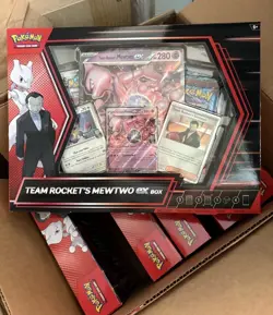 Team Rocket Mewtwo EX Premium Collection Box - Pokemon TCG NEW Destined Rivals - Image 2