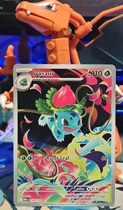 Ivysaur Illustration Rare 134/132 Near Mint Mega Evolution Pokemon TCG English - Image 1