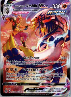 Pokemon TCG Rapid Strike Urshifu VMAX TG21/30 Brilliant Stars Trainer Gallery NM - Image 1