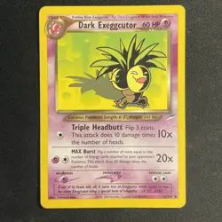 Pokemon TCG Vintage 2002 Neo Destiny Dark Exeggutor 33/105 NM/M Non Holo Rare - Image 1