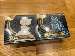 Pokemon Mega Evolution Elite Trainer Box ETB Set of 2 Sealed Lucario & Gardevoir - Image 1