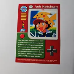 Ask Ketchum Topps Pokemon TV Animation Edition Series 1 TV1 W/Magnetic Case Good - Image 5