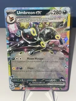 Pokemon TCG Umbreon ex 060/131 Sv: Prismatic Evolutions Holo - NM - Image 1