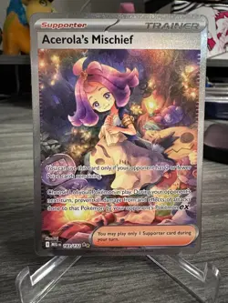 Pokemon Mega Evolutions: Acerola’s Mischief 183/132 SiR - Image 1