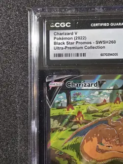 Charizard V SWSH260 BSP - Pokemon (2022) UPC CGC Near Mint 7.5!💎 - Image 4