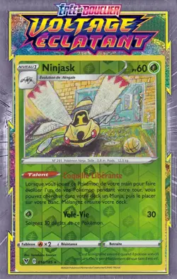 Ninjask Reverse- EB04:Voltage Eclatant- 014/185 - Carte Pokemon Neuve Francaise - Image 1