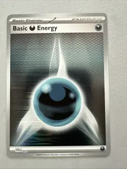 Pokemon TCG * SV Black Bolt * BASIC DARK ENERGY HOLO SVE 023 * FRESH PK - Image 1