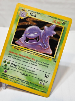 Muk 13/62 Holo Rare Unlimited Fossil Pokemon 233 - Image 4