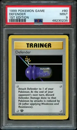 Pokemon 1st Edition Base 14 Trainer Lot PSA 8 & 9 Mint - See Description & Pics - Image 3