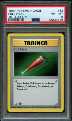 Pokemon 1st Edition Base 14 Trainer Lot PSA 8 & 9 Mint - See Description & Pics - Image 5