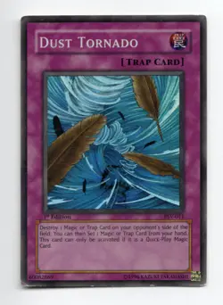 Yu-Gi-Oh! TCG Dust Tornado Pharaoh's Servant PSV-011 1st Edition Super Rare - Image 1