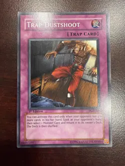 Trap Dustshoot Yu-Gi-Oh! PGD-049 Pharaonic Guardian 1st Edition -LP - Image 1