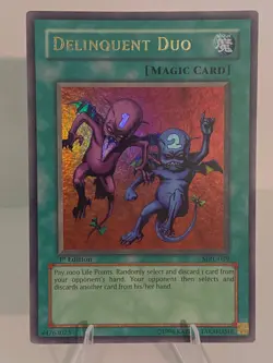 Delinquent Duo MRL-039 Ultra Rare 1st Edition - MP - Magic Ruler Yugioh - Image 1
