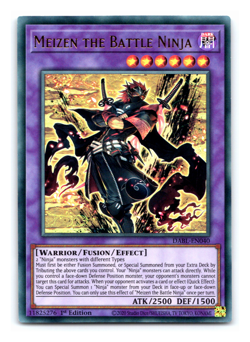 Meizen The Battle Ninja - DABL-EN040 - Ultra Rare - 1st Edition - Yugioh - Image 1