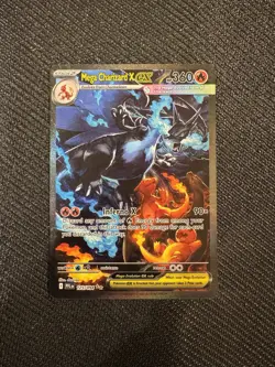 Mega Charizard X ex Pokemon Card (Phantasmal Flames 125/094) SIR - Image 1
