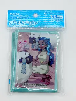 [SEALED] Trainers Off Shot! Nessa Card Sleeves Japanese Pokemon Center 64 Ct - Image 1