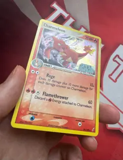 CHARMELEON 29/100 EX Crystal Guardians REVERSE HOLO RH Pokemon TCG card LP - Image 2