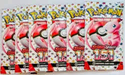 Pokemon Scarlet & Violet 151 Booster Packs Lot 6 Loose Packs 10 Cards Per Pack - Image 1