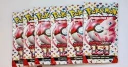 Pokemon Scarlet & Violet 151 Booster Packs Lot 6 Loose Packs 10 Cards Per Pack - Image 2