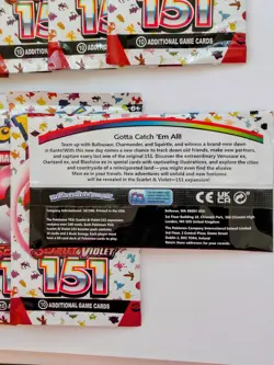 Pokemon Scarlet & Violet 151 Booster Packs Lot 6 Loose Packs 10 Cards Per Pack - Image 3