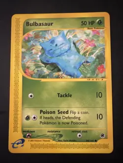Bulbasaur 94/165 2002 Expedition Pokemon Card TCG WOTC Vintage Non Holo - Image 1