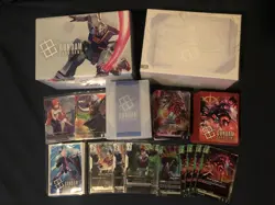 Gundam Card Game Tcg Big Lot Bundle Empty Beta Box Zeon Starter Deck Storage Box - Image 1