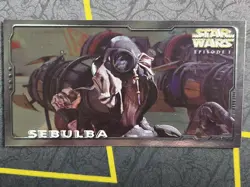 Star Wars Topps Episode 1 Series 2 Widevision Embossed Foil Card E4 Sebulba - Image 2