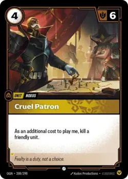 ~ Cruel Patron ~ Foil ~ Riftbound: Origins - Image 1