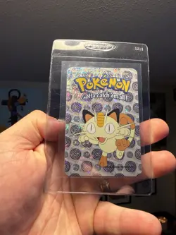 Meowth #052 2000 Pokemon Vending Prism Holo Sticker Card - Image 3